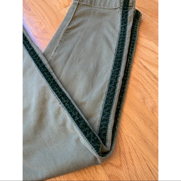 Anthropologie Relaxed Chino Pants with Stripe - Picture 4 of 9